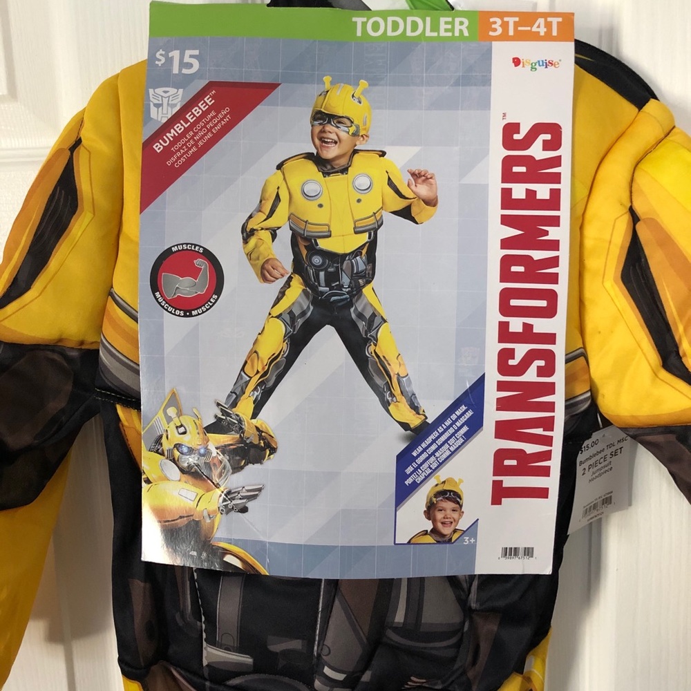 Transformers Bumble Bee Toddler Costume New